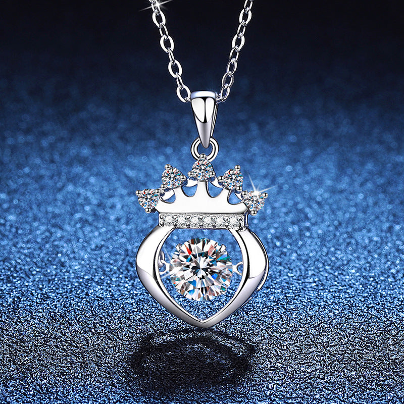 Dancing Moissanite Necklace