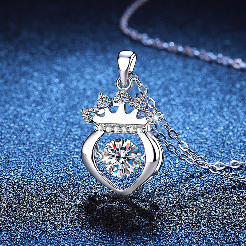 Dancing Moissanite Necklace